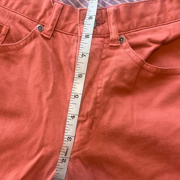 Peter Millar Sateen (?) 5-Pocket Pant Rust Men's Size 30 Salmon Pink 32” Ins - Picture 6 of 10